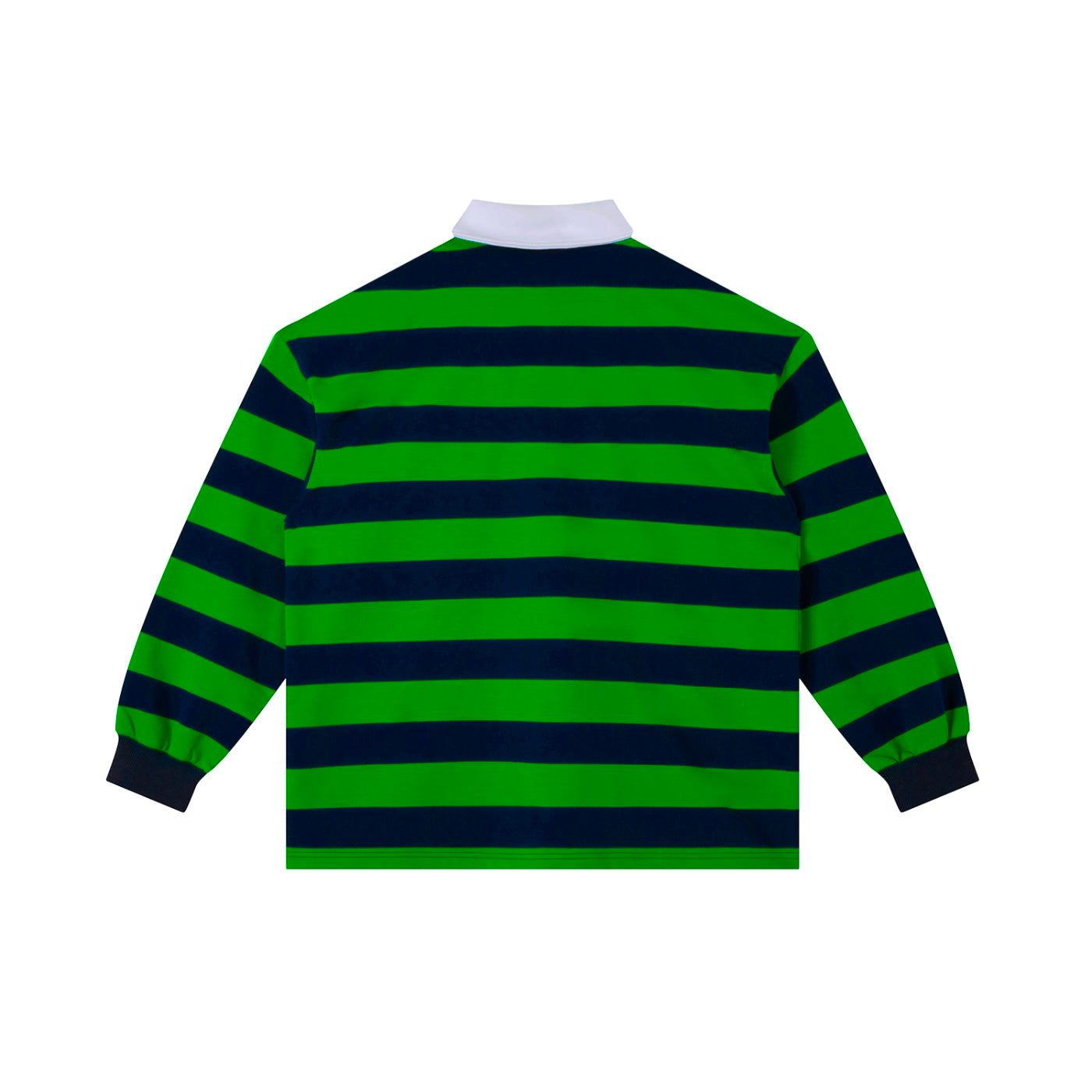 SIGNATURE STRIPE POLO (GREEN WITH NAVY)
