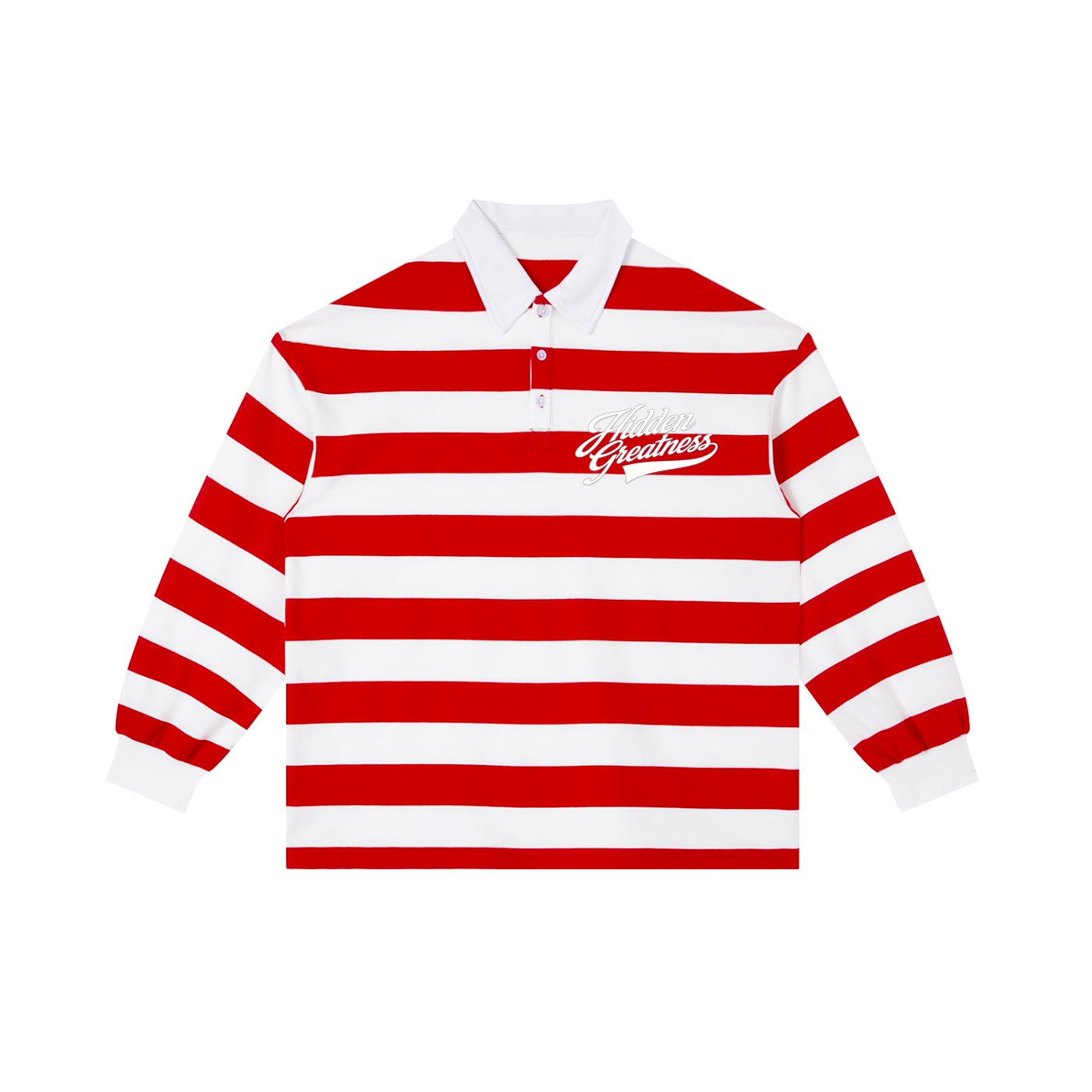 SIGNATURE STRIPE POLO (RED WITH WHITE )