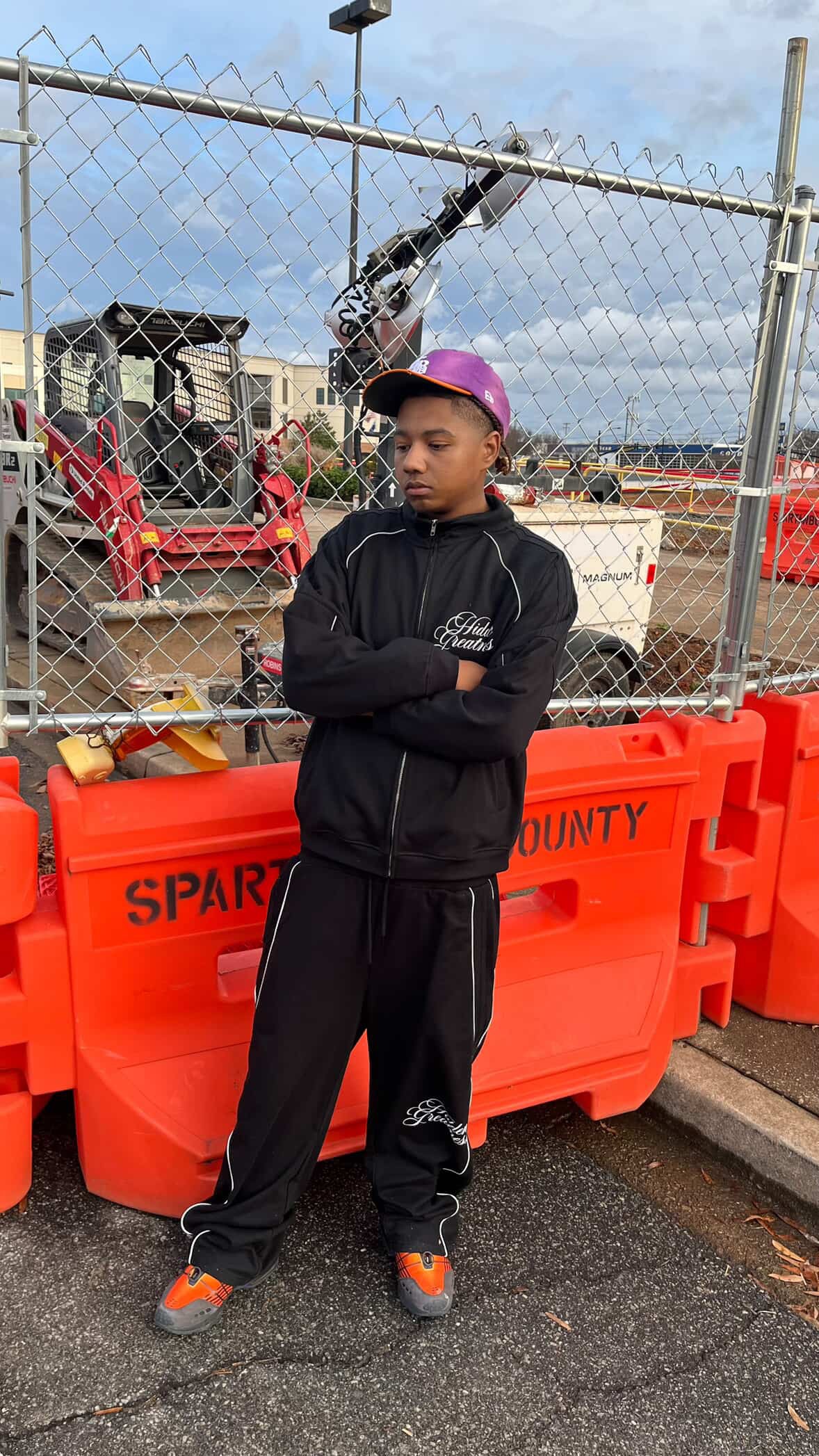 REFLECTION STRIPED JACKET