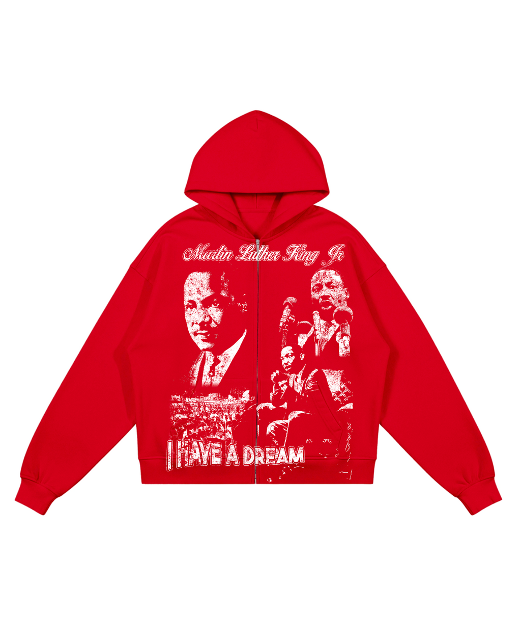 “I HAVE A DREAM” ZIP UP HOODIE