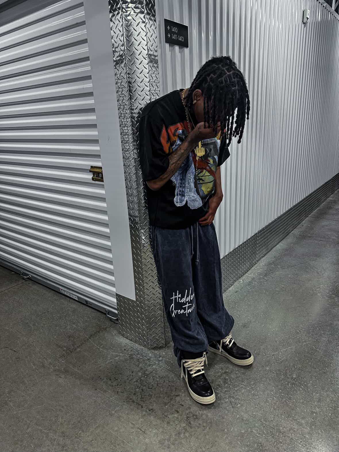 DENIM BLUE SWEATPANTS