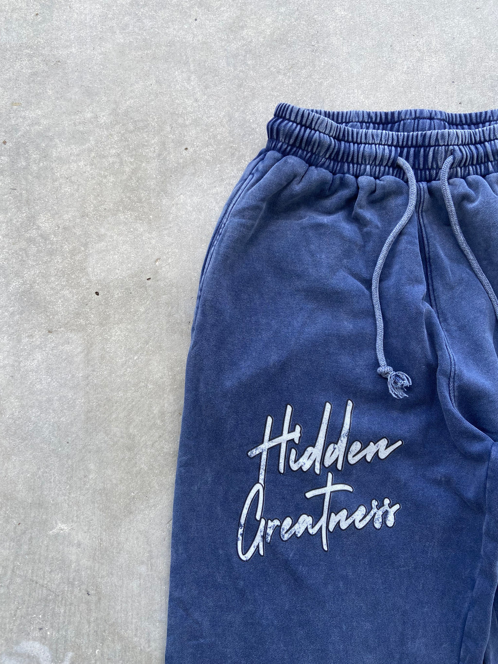 DENIM BLUE SWEATPANTS