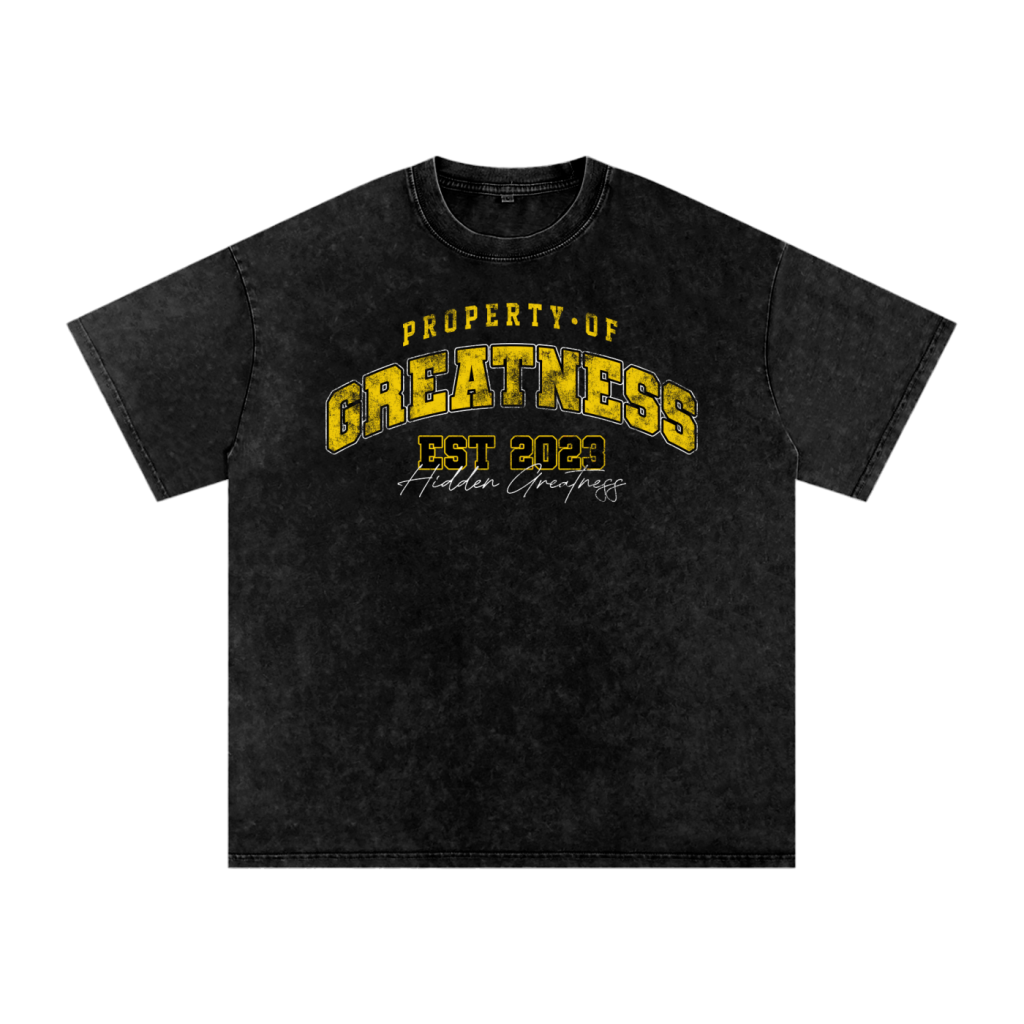 KIDS PROPERTY OF GREATNESS TEE(YELLOW)