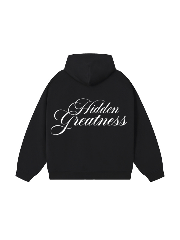 CLASSIC ZIP-UP HODDIE(BLACK)